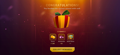 Mission Accomplished! 2d congratulations design game gameui illustration interface rewards ui uidesign ux