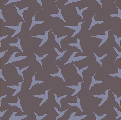 Hummingbirds illustration line drawing repeat pattern surface design vector