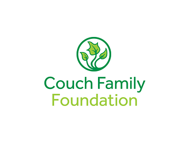 The Couch Family Foundation – Logomark brand identity branding design graphic design illustration ivy logo nonprofit plant typography