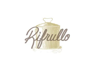 Rifrullo – Café Branding brand identity branding cafe design graphic design illustration logo restaurant script typography vector wordmark