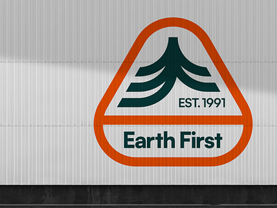 Earth First Rebrand brand brand design branding design landscape landscaping logo logo design mulch mulch company rebrand rebranding