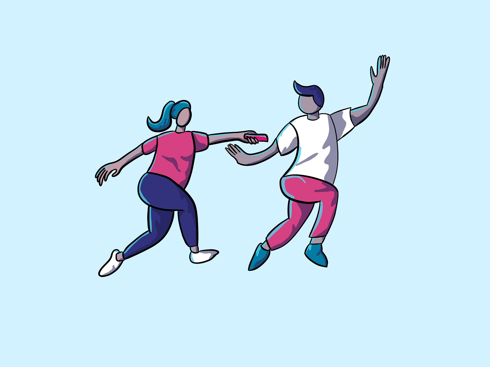 Relay Handoff by Kauland Buchanan on Dribbble