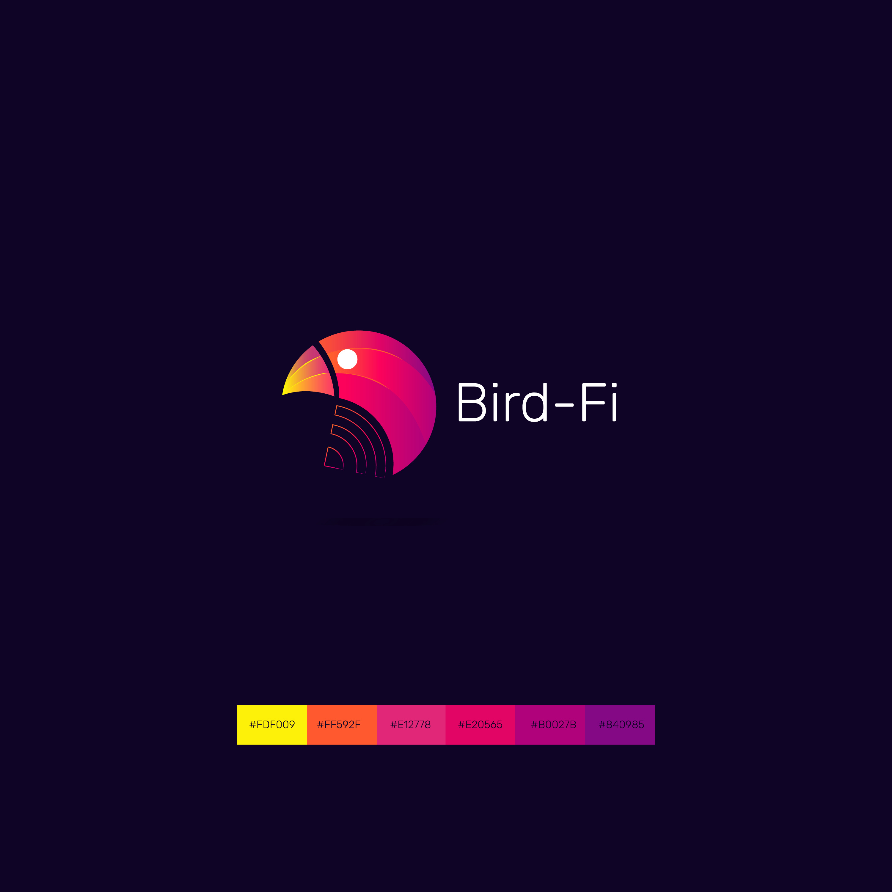 Bird & Wi-fi Branding Logo bird and wi fi logo bird illustration bird logo bird vector art brand design brand identity branding branding design gradient logo graphic design graphic designer illustration logo logo design logo designer modern logo unused logo vector wi fi logo wifi logo