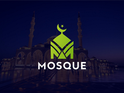 Mosque - Logo Design With letter M (Unused ) appicon best logo brand identity branding creativelogo design logo logoconcept logodesinger logofolio logoinspire logomark logos logoshop m logo monogram mosque logo ogonew stationery typography