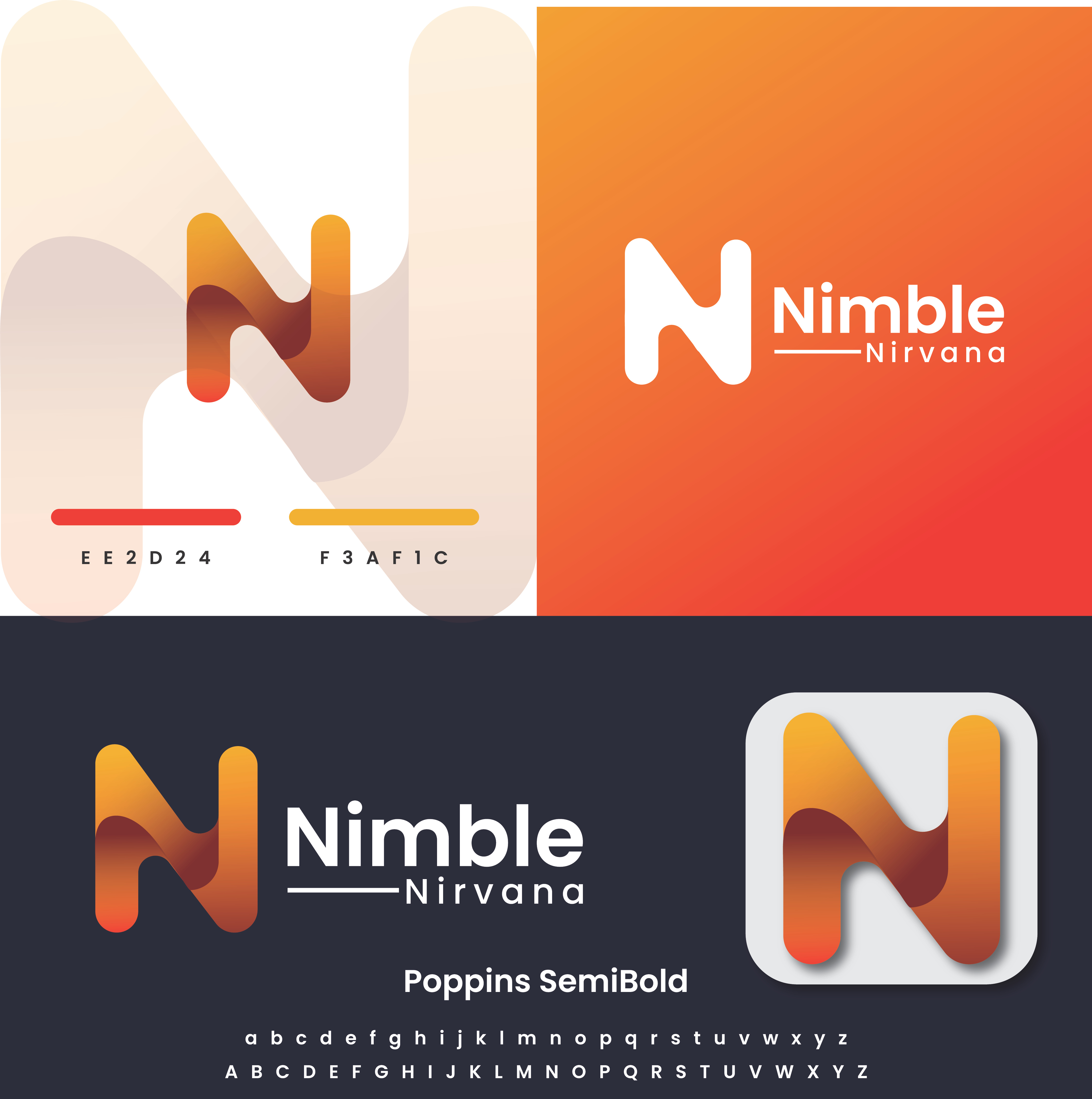 N latter Logo best logo brand design brand identity branding branding design corporate identity creative logo graphic design logo logo design logofolio logotype n latter logo