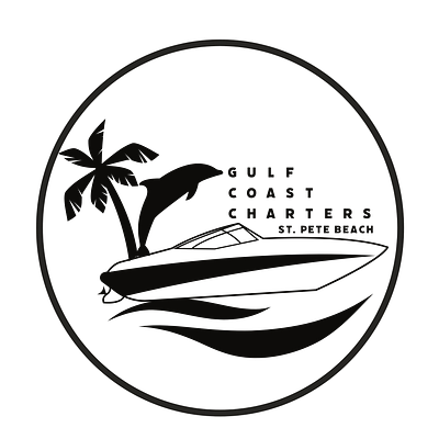 Gulf Coast Charters apparel branding design graphic design illustration logo