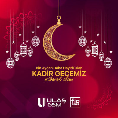 Kadir Gecesi -Social Post - For Ramadan design graphic design illustrator poster ramadan socialpost