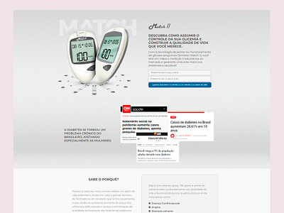 Web Sit - Match 2 branding design lading ladingpage landing landing page match medic médico pagina de venda