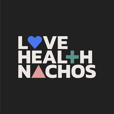 Love Health Nachos branding design graphic design logo