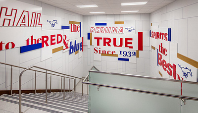 SMU Student Center branding design graphic design