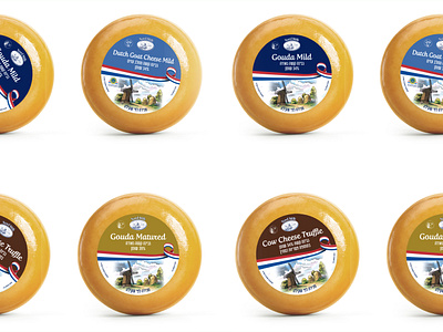 Cheese wheel label design cheese label cheese label design cheese wheel cheeses dutch cheese label food packaging gouda cheese graphic design label label design packaging design