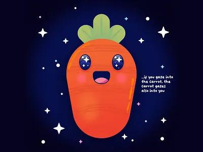 Nietzschean Carrot carrot cartoon chibi illustration nietzchean