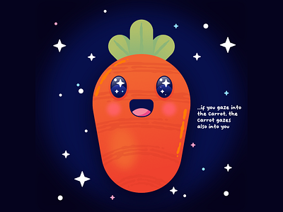 Nietzschean Carrot carrot cartoon chibi illustration nietzchean