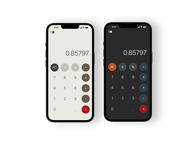 DailyUI - 004 Calculator dailyui ui ux