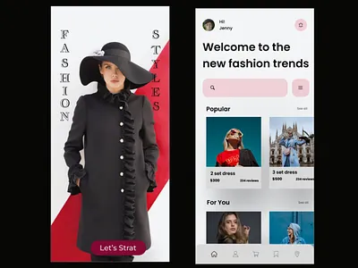 App Design For Fashion app design branding design ui ui ux design ux