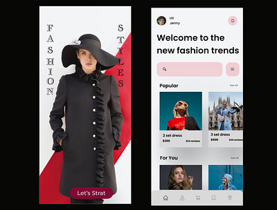 App Design For Fashion app design branding design ui ui ux design ux