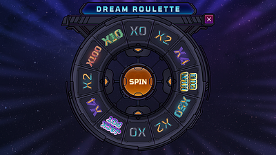 Spin Roulette Slot mini game casino design gambling game logo slot ui ux