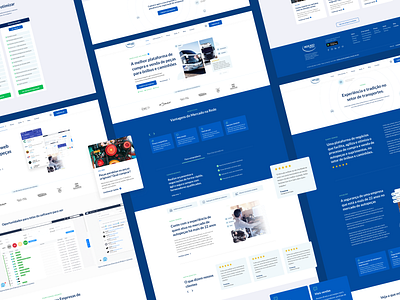 Mercado na Rede - Website Institucional blue blue interface clean ui design interface ui ux web