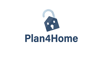 Plan4home Logo Animation animation branding design inro outro logo logo animation mobile splash animation motion graphics