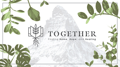 Together: January Sermon Series adobe church creative design graphic design graphics illustration jesus mountain plants sermon series sketch