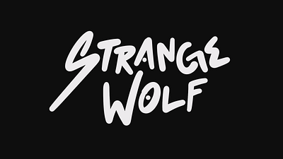 new strange wolf logo 2023 branding design logo logo design