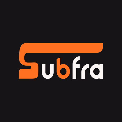 Subfra app art branding design flat illustration logo ui