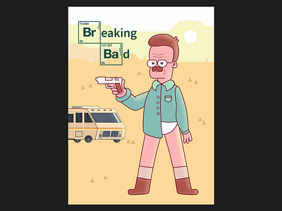 Breaking Bad app branding design graphic design illustration logo typography ui ux vector