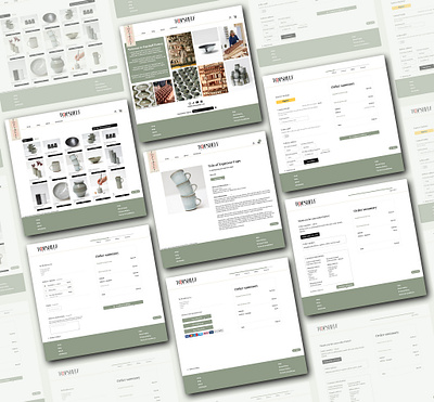 Checkout Process - Digital Product - Topshelf Pottery UX branding checkout design digital product logo ui ux