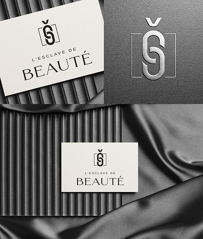 Logo and branding for L'esclave de la beauté 2023 beauty logo beauty studio branding design graphic design hair salon illustration logo logo design logo designs logodesign2023