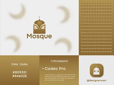 Mosque Logo Design brand identity branding clothing clothing logo company branding creative logo graphic design islamic logo logo branding modern logo mosque professional logo realestate logo sweets