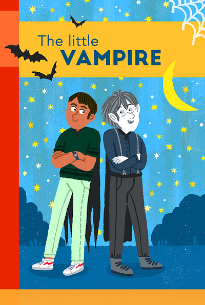 Little Vampire children childrens book early readers illustration photoshop