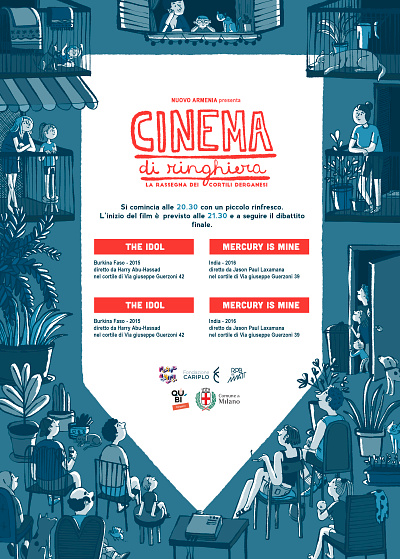 Cinema di ringhiera advertising branding cinema design event illustration logo photoshop poster visual identity