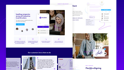 Effective eSignature solution and more app arab branding creativity debut design dubai esignature europe gradient online service solution ui website