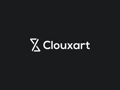 Clouxart Logo branding design graphic design illustration logo logodesign typography ui ux vector