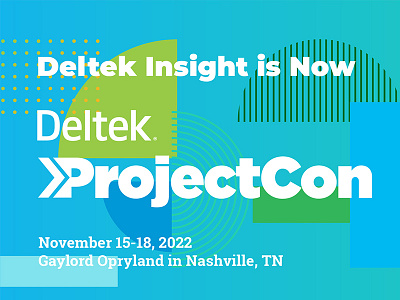 Design Concept for Deltek ProjectCon 22 conference