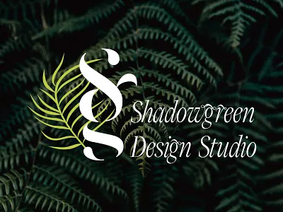 Shadowgreen Design Studio Logo identity logo type typography