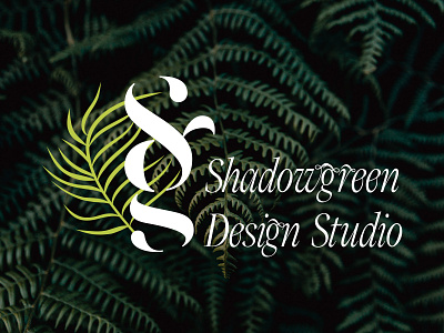 Shadowgreen Design Studio Logo identity logo type typography