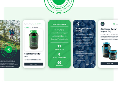 Website Design for TopTrainer Supplements branding ui website design