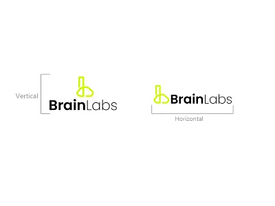 Logo I Brain Labs brain branding coding company developing graphic design it labs logo minimal logo software