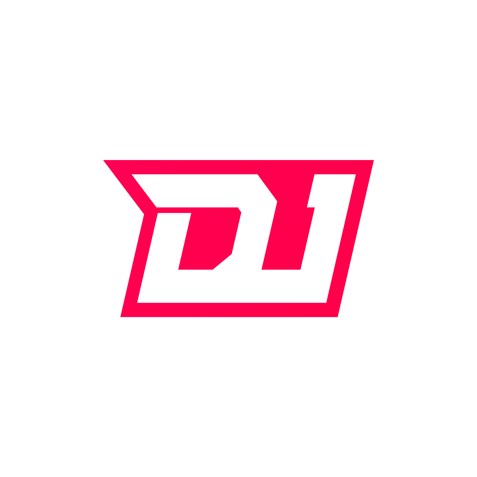 DU logo animation animation geometric icon logo minimal red