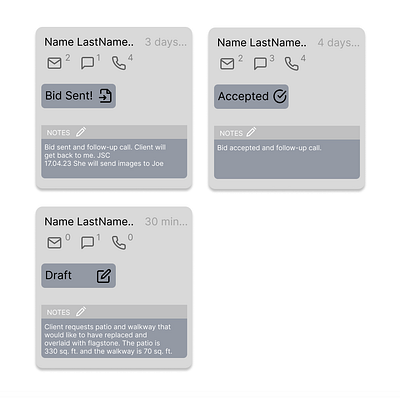Wireframe draft for Hotlist on a CRM server: design figma ui ui design ux experience web
