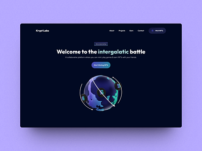 Krypt Labs design ui ux