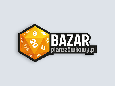 Bazar Planszówkowy Logo app branding design graphic design illustration logo typography ui ux vector