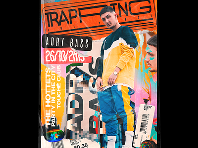 TRAPPING POSTER cover art cover artwork design design art illustration music music art poster art trap