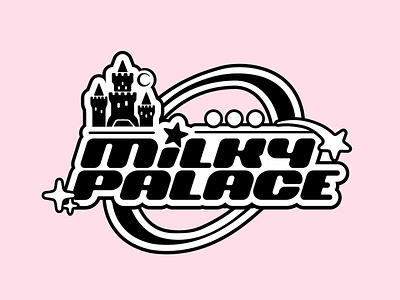 Milky Palace Logo logo y2k