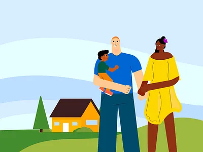 Family Illustration design family flat illustration lifestyle love person print wellness