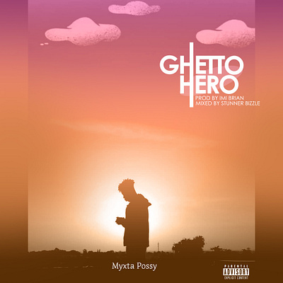 Ghetto Hero graphic design