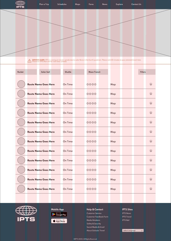 Wireframe for Real-Time