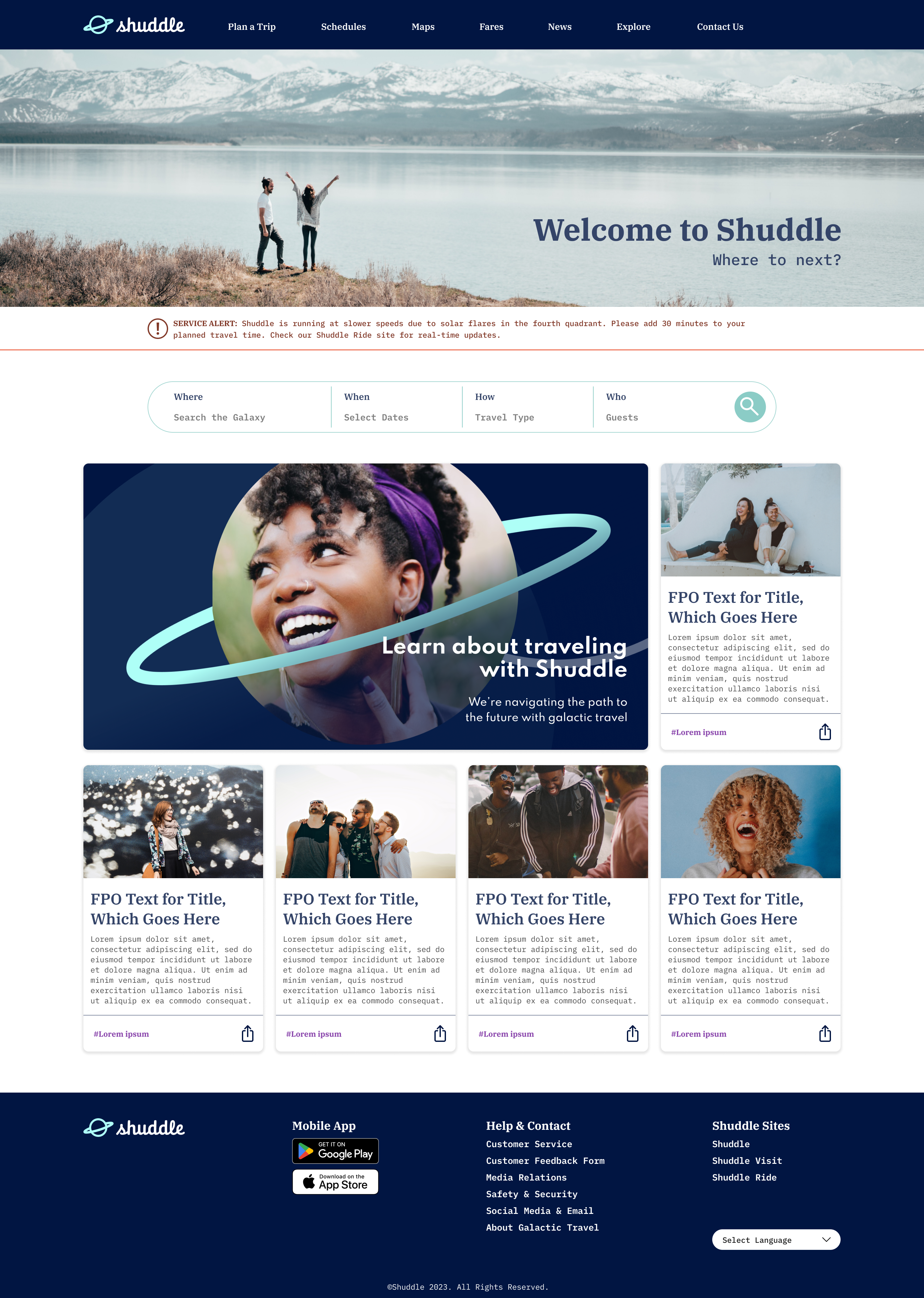 Shuddle Site