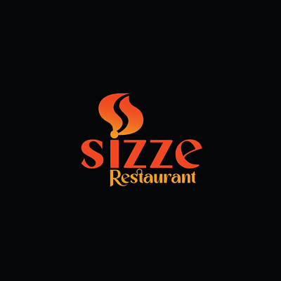 Sizze Restaurant Logo (Daily Logo Challenge #10) brand brand identity brand identity design brandidentitydesign branding dailylogochallenge design illustration logo logo design